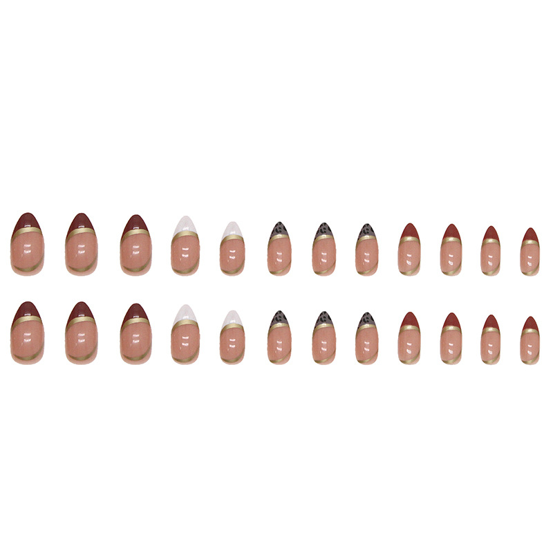 Mixed Color French Toe Press-On Nails by Winails