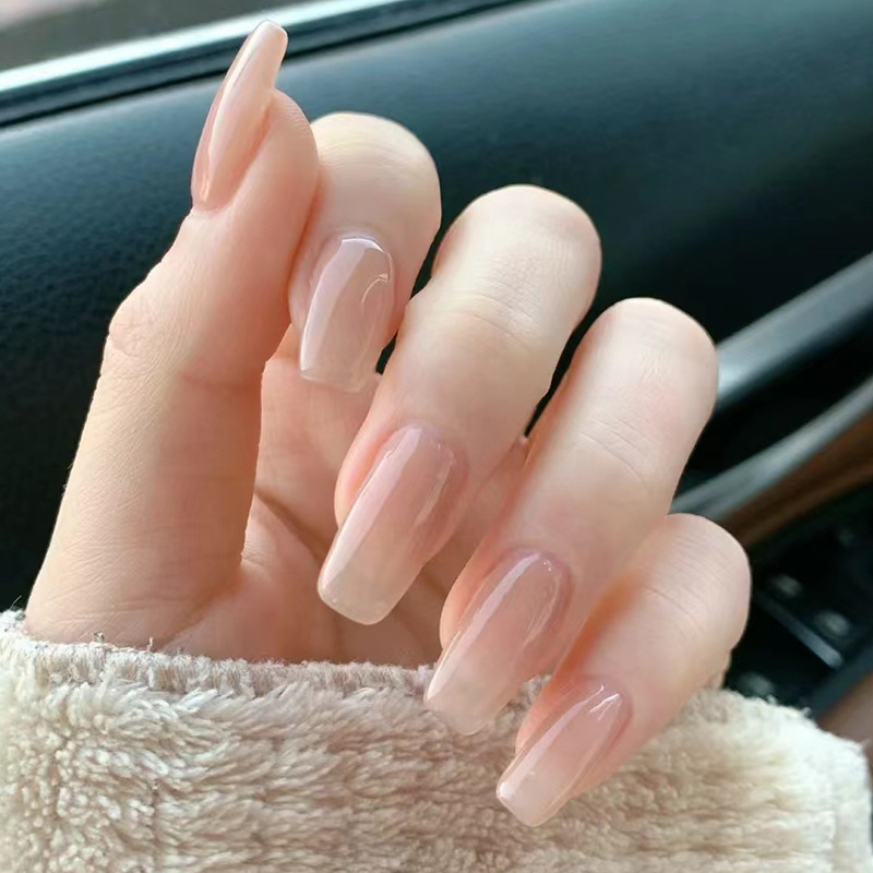 Nude Square Press-On Nails by Winails
