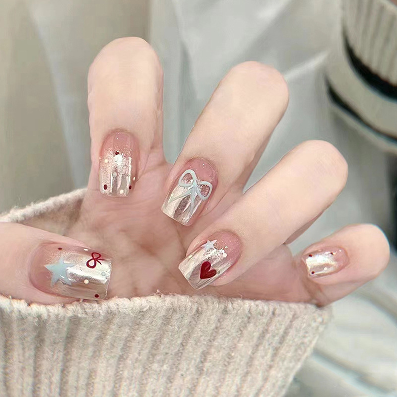 Star Heart Classic Press-On Nails by Winails