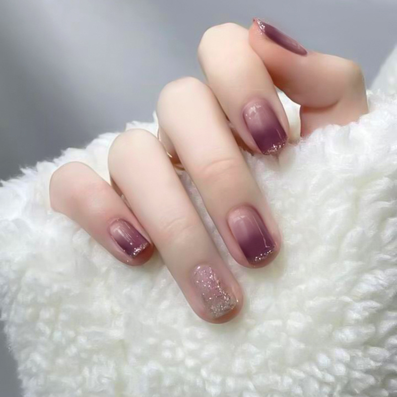 Taro Purple Jelly Classic Press-On Nails by Winails